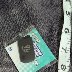 DC Justice League Black Dog Tag
